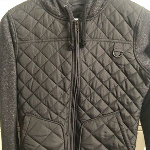 Hurley Quilted Zip Up Hoodie
